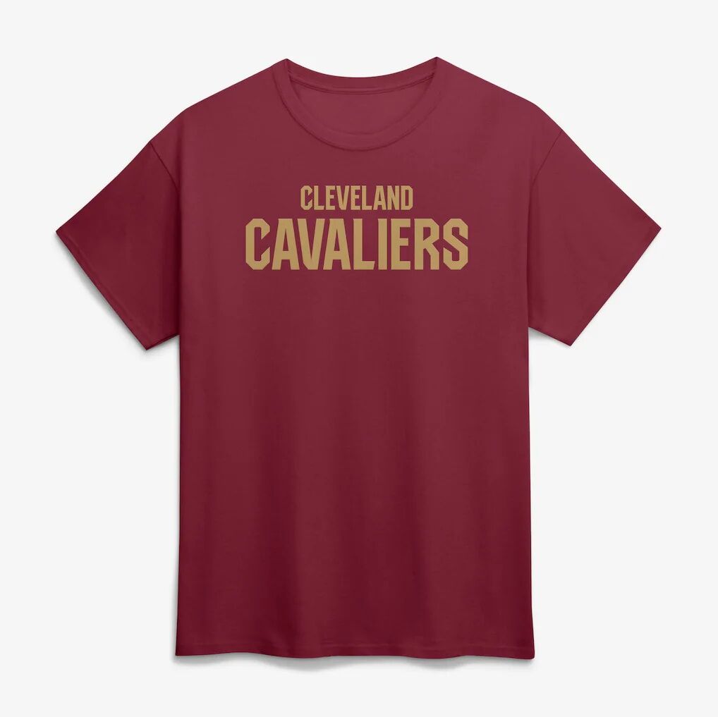 Cleveland Cavaliers Logo Athletic Wordmark T-Shirt – Wine