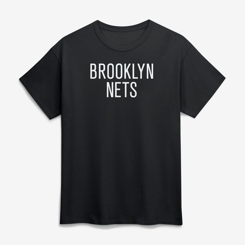 Brooklyn Nets Logo Athletic Wordmark T-Shirt