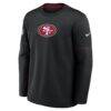 San Francisco 49ers Nike Sideline Coaches Team Present Midweight Therma-FIT Sweatshirt - Black - Side View