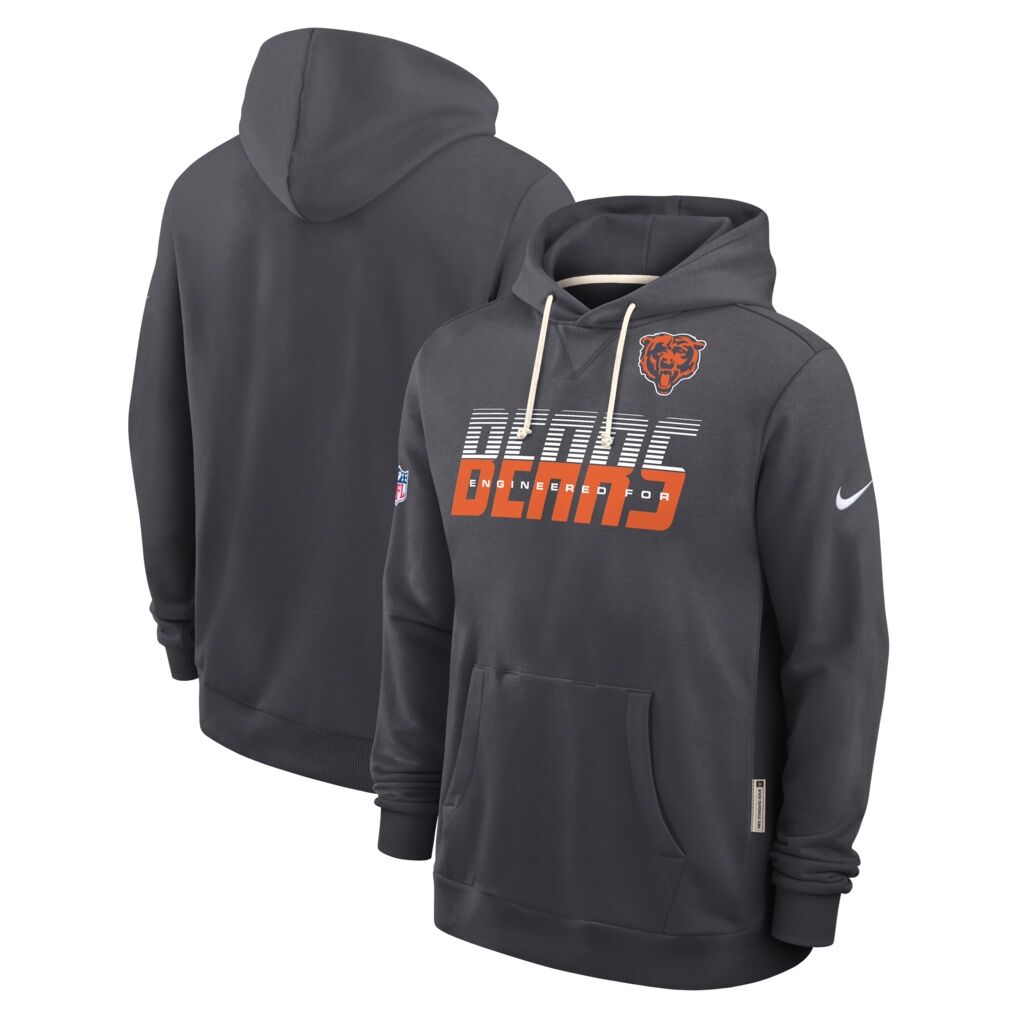 Chicago Bears Nike Sideline Standard Issue Top Prospect Dri-FIT Hoodie