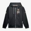 Minnesota Vikings Nike Sideline Standard Issue Quarterback Scramble Dri-FIT Full-Zip Hoodie - Black - Front View