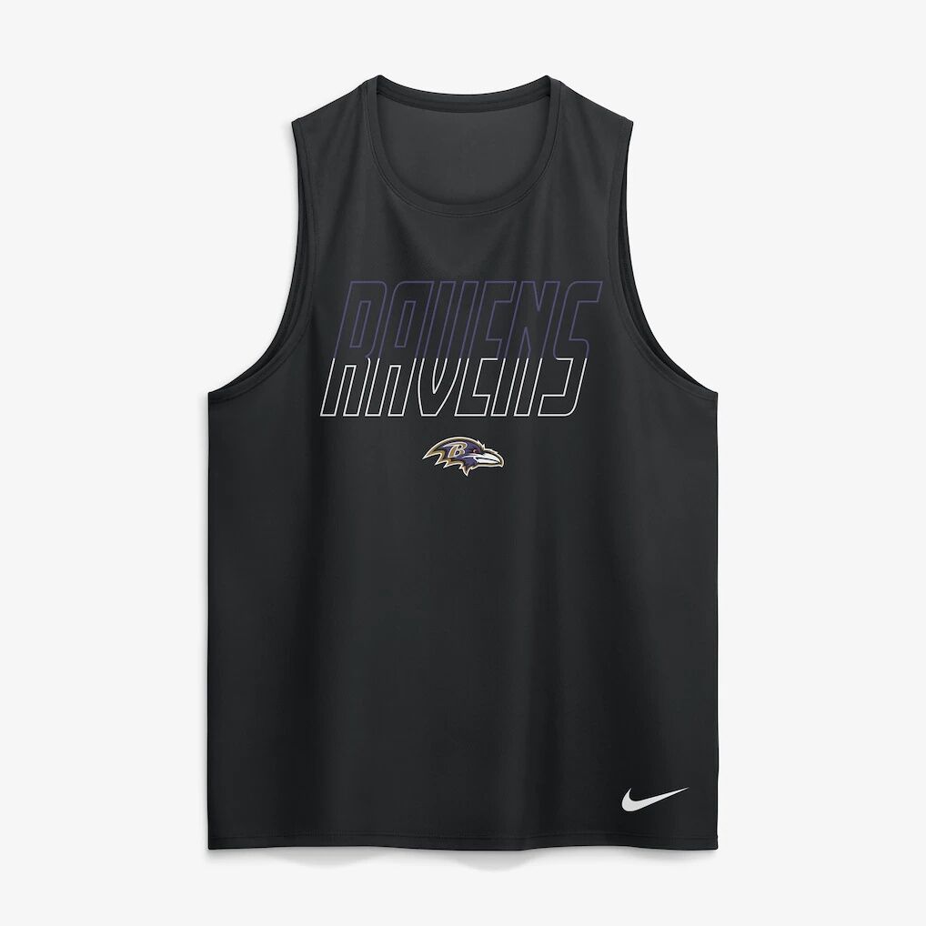 Baltimore Ravens Nike Kickoff Miler Dri-FIT Tank​ Top
