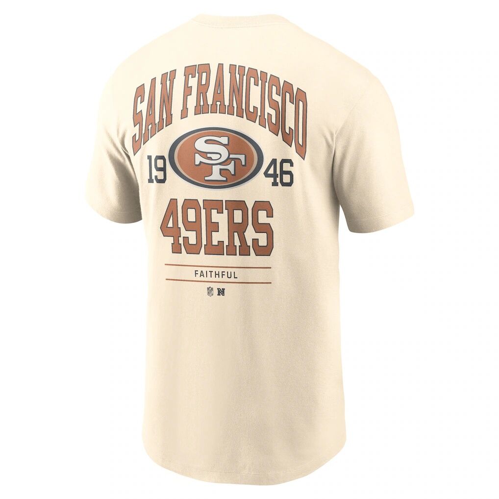San Francisco 49ers Nike Freestyle Essential T-Shirt - Natural