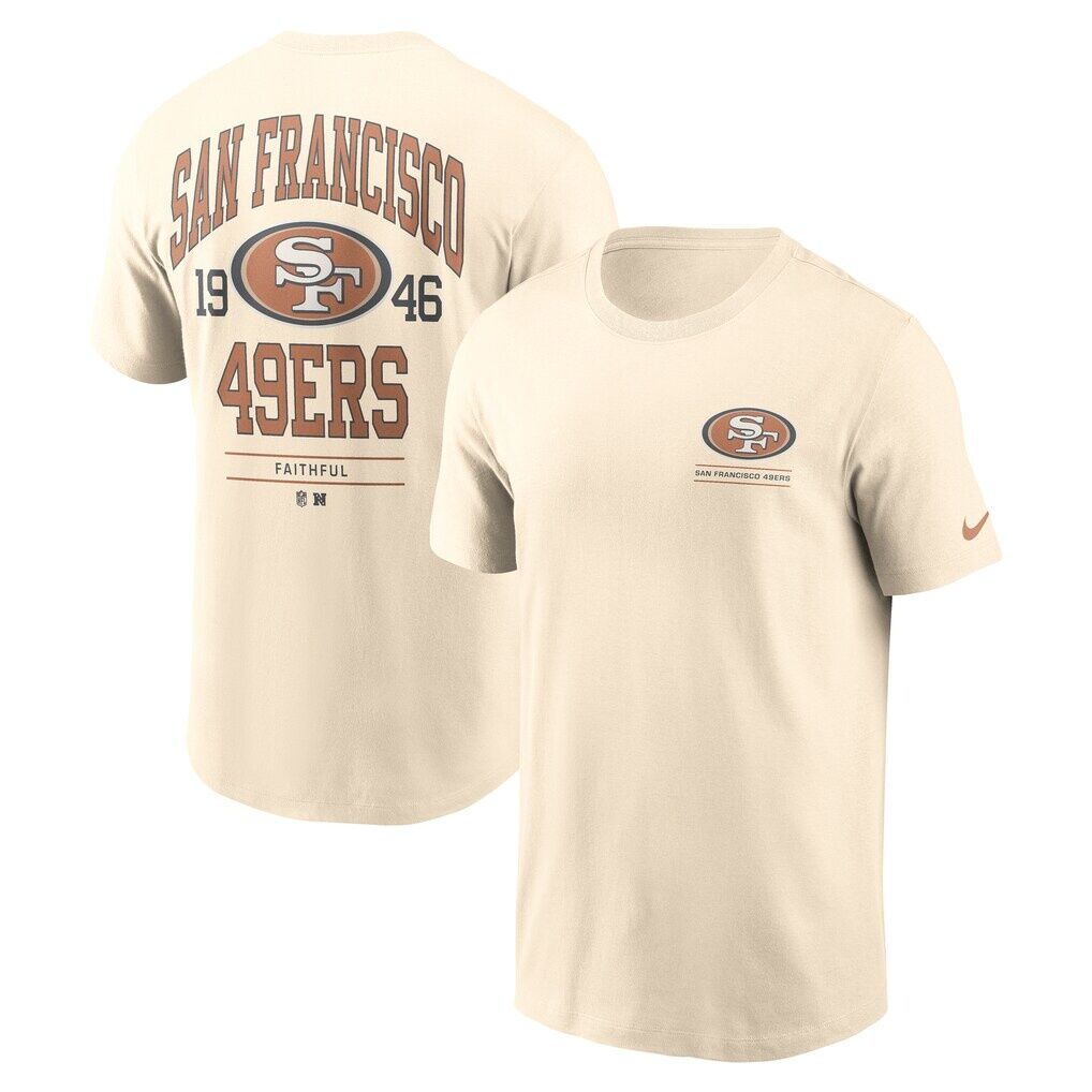 San Francisco 49ers Nike Freestyle Essential T-Shirt - Natural