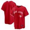 Toronto Blue Jays Nike Canada Day Replica Jersey - Red - Front View
