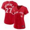 Vladimir Guerrero Jr. Toronto Blue Jays Nike Women's Canada Day Replica Jersey - Red - Front View