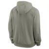 Philadelphia Phillies Nike Statement Primary Raglan Dri-FIT Hoodie - Gray - Detail View