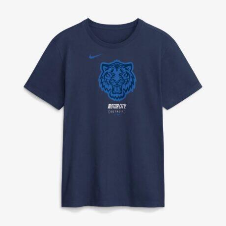 Detroit Tigers Nike City Connect Wordmark T-Shirt - Navy - Alt1