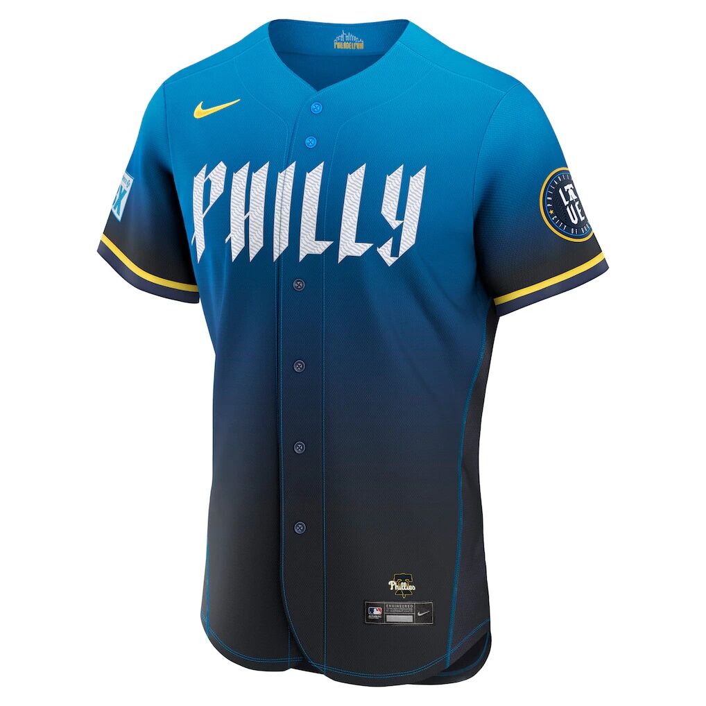 Kyle Schwarber Philadelphia Phillies Nike City Connect Authentic Sponsor Patch Jersey
