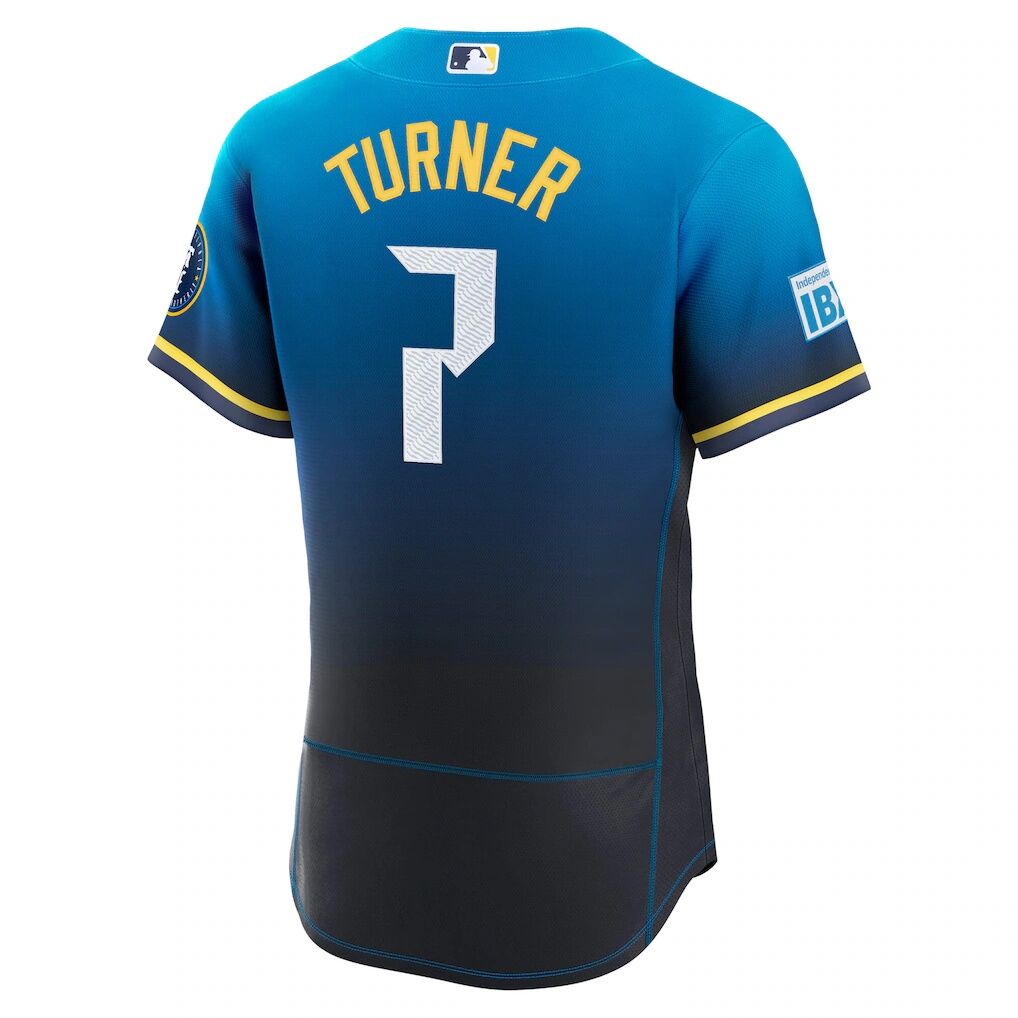 Trea Turner Philadelphia Phillies Nike City Connect Authentic Sponsor Patch Jersey
