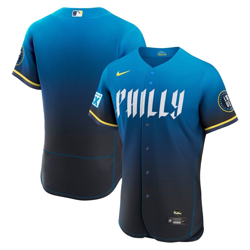 Philadelphia Phillies Nike City Connect Authentic Sponsor Patch Jersey