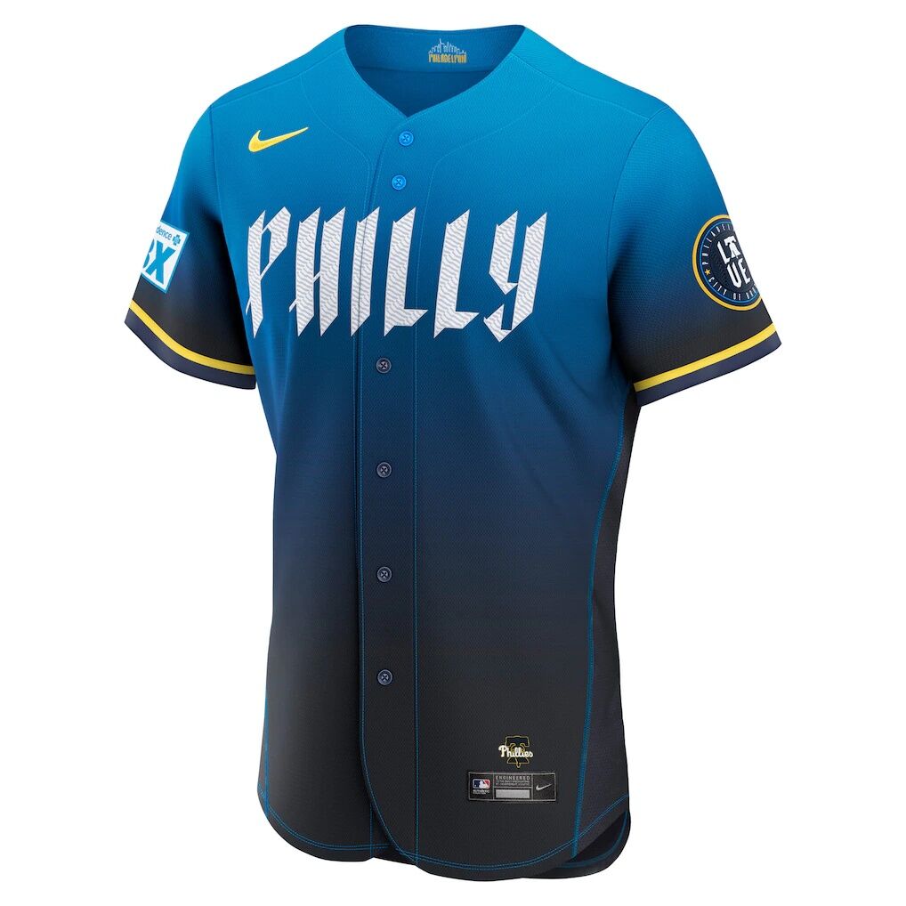 Philadelphia Phillies Nike City Connect Authentic Sponsor Patch Jersey