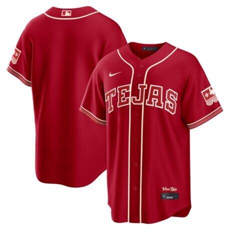 Texas Rangers Nike 2026 City Connect Stadium Jersey - Red - Front View