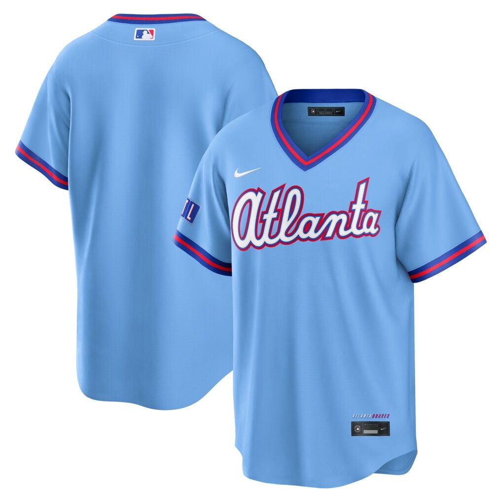 Atlanta Braves Nike 2026 City Connect Stadium Jersey – Powder Blue