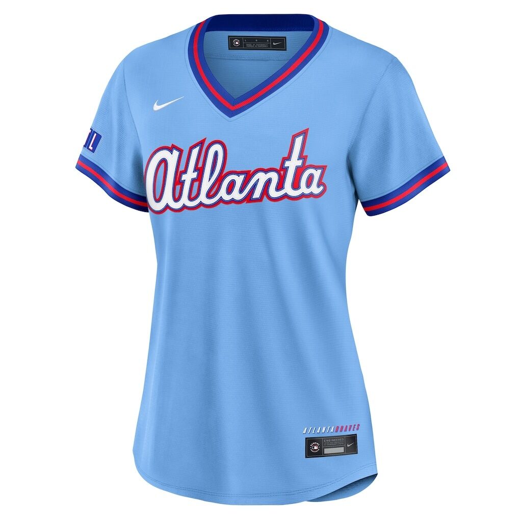 Atlanta Braves Nike Women’s 2026 City Connect Stadium Jersey – Powder Blue