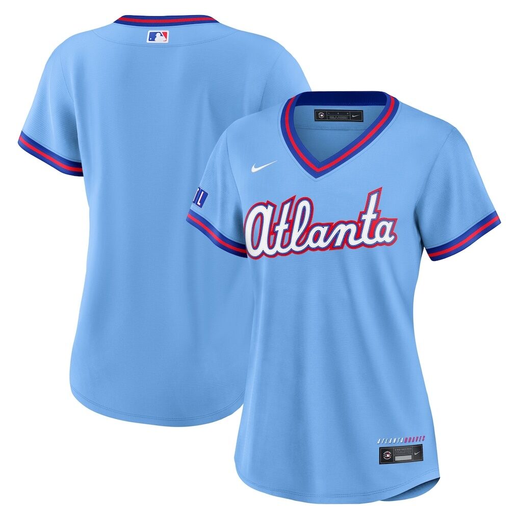 Atlanta Braves Nike Women’s 2026 City Connect Stadium Jersey – Powder Blue