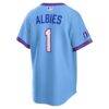 Ozzie Albies Atlanta Braves Nike 2026 City Connect Stadium Jersey - - Side View