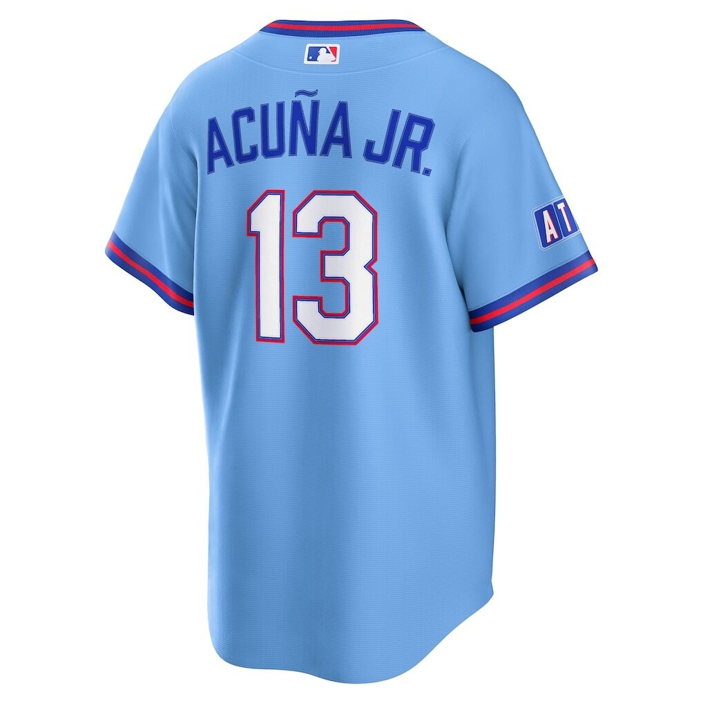 Ronald Acuña Jr. Atlanta Braves Nike 2026 City Connect Stadium Jersey - Powder Blue