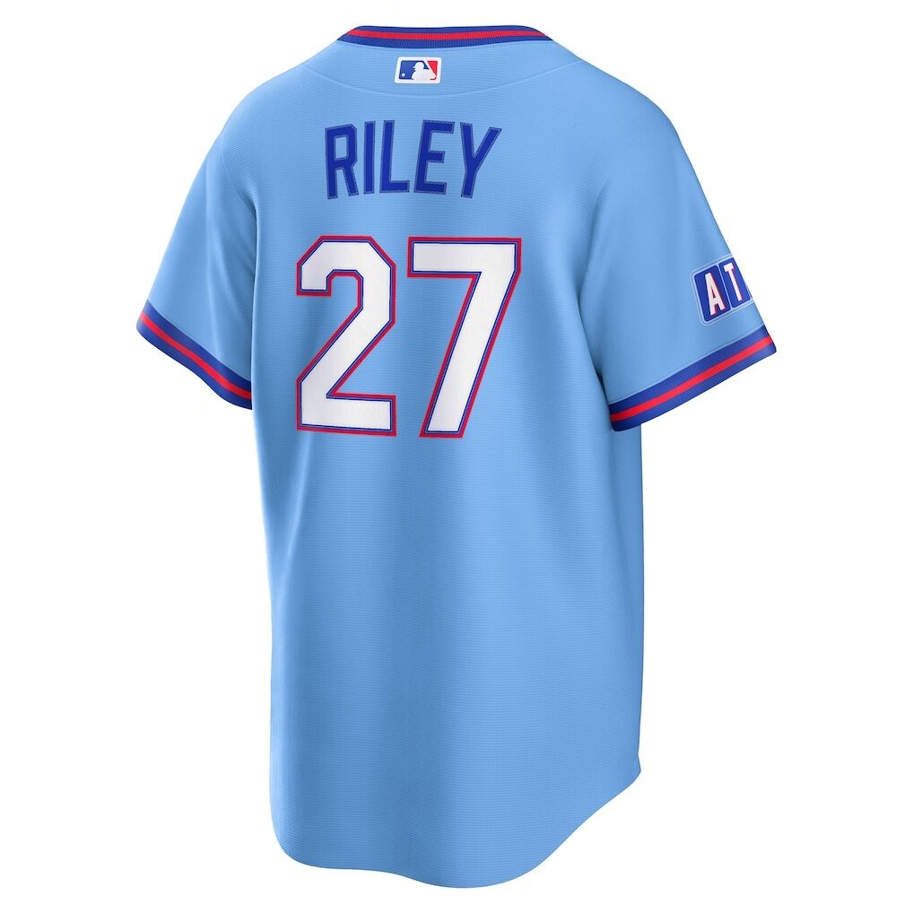 Austin Riley Atlanta Braves Nike 2026 City Connect Stadium Jersey - Powder Blue