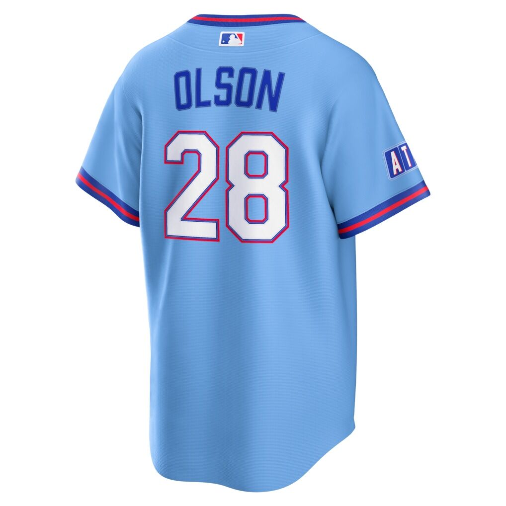 Matt Olson Atlanta Braves Nike 2026 City Connect Stadium Jersey - Powder Blue