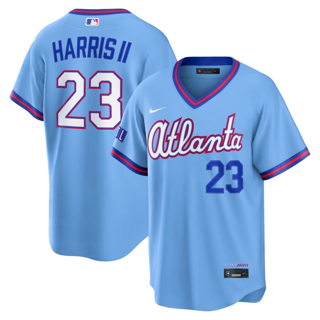 Michael Harris II Atlanta Braves Nike 2026 City Connect Stadium Jersey - Powder Blue