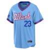 Michael Harris II Atlanta Braves Nike 2026 City Connect Stadium Jersey - - Side View
