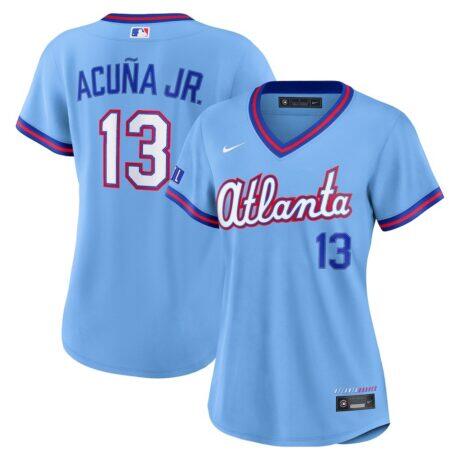 Ronald Acuña Jr. Atlanta Braves Nike Women's 2026 City Connect Stadium Jersey - - Front View