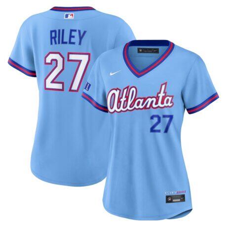 Austin Riley Atlanta Braves Nike Women's 2026 City Connect Stadium Jersey - - Front View
