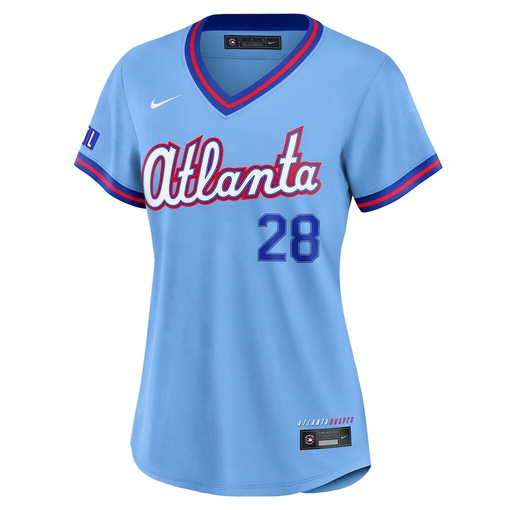 Matt Olson Atlanta Braves Nike Women’s 2026 City Connect Stadium Jersey – Powder Blue
