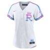 Kansas City Royals Nike Women's 2026 City Connect Stadium Jersey - White - Side View
