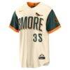 Adley Rutschman Baltimore Orioles Nike 2026 City Connect Stadium Jersey - Cream - Side View
