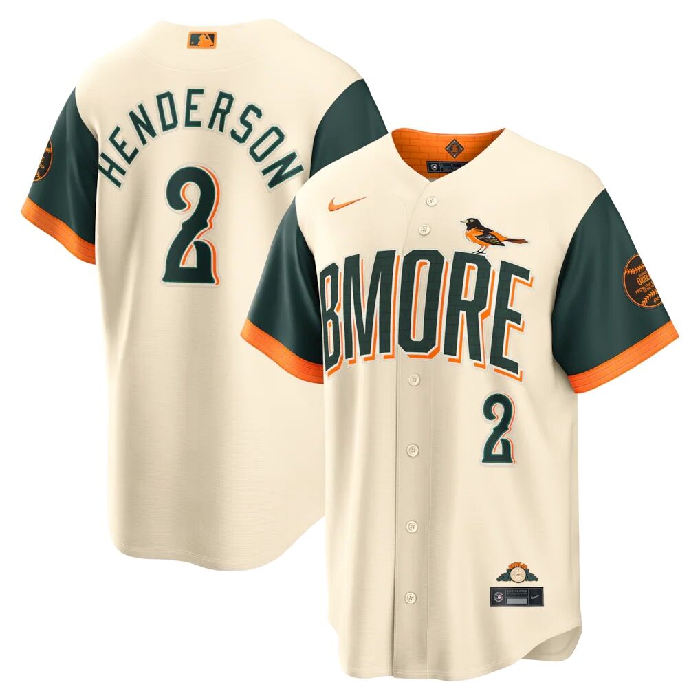 Gunnar Henderson Baltimore Orioles Nike 2026 City Connect Stadium Jersey