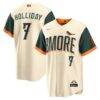 Jackson Holliday Baltimore Orioles Nike 2026 City Connect Stadium Jersey - Cream - Front View
