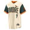 Jackson Holliday Baltimore Orioles Nike 2026 City Connect Stadium Jersey - Cream - Side View