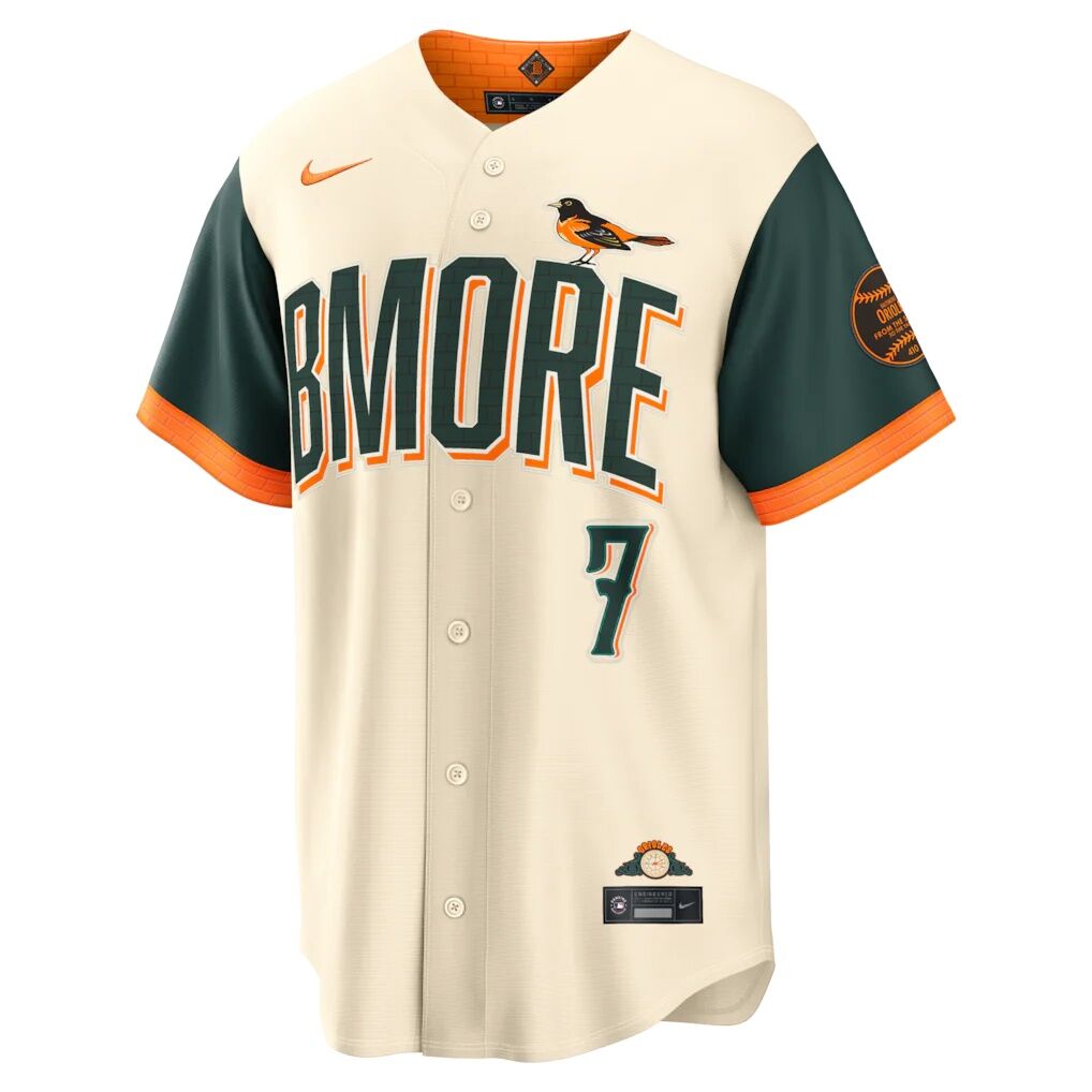 Jackson Holliday Baltimore Orioles Nike 2026 City Connect Stadium Jersey