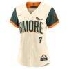 Jackson Holliday Baltimore Orioles Nike Women's 2026 City Connect Stadium Jersey - Cream - Side View