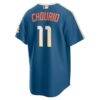 Jackson Chourio Milwaukee Brewers Nike 2026 City Connect Stadium Jersey - - Detail View