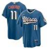 Jackson Chourio Milwaukee Brewers Nike 2026 City Connect Stadium Jersey - - Front View