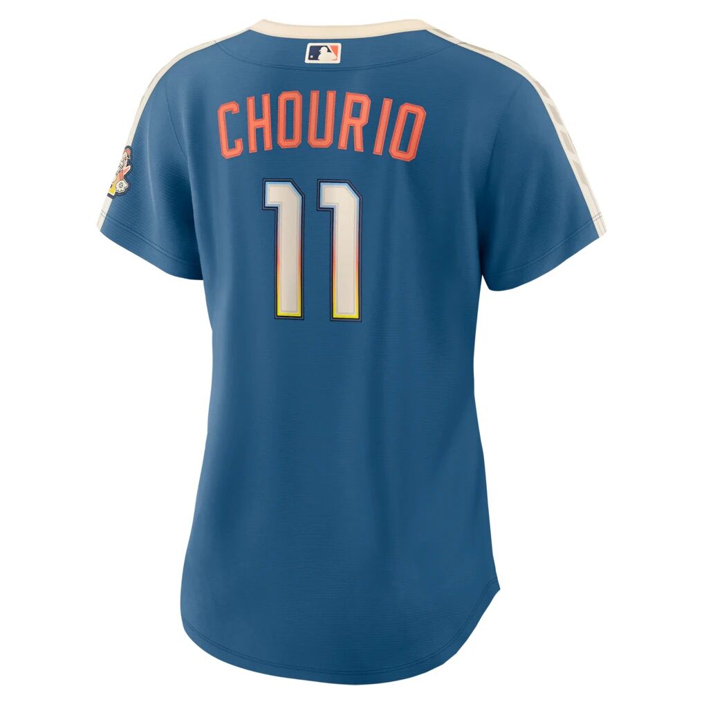 Jackson Chourio Milwaukee Brewers Nike Women's 2026 City Connect Stadium Jersey - Mineral Blue