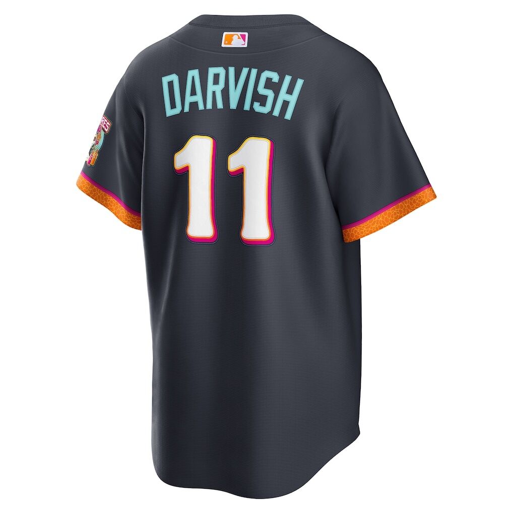 Yu Darvish San Diego Padres Nike 2026 City Connect Stadium Jersey - Obsidian