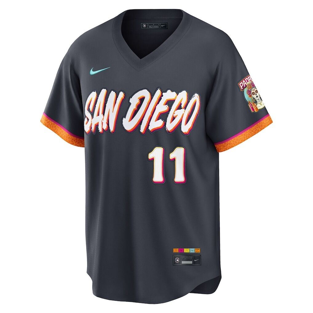 Yu Darvish San Diego Padres Nike 2026 City Connect Stadium Jersey - Obsidian