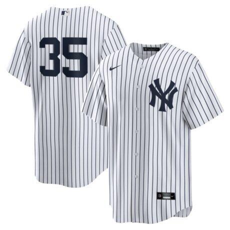 Cody Bellinger New York Yankees Nike Home Replica Jersey - White - Front View