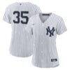 Cody Bellinger New York Yankees Nike Women's Home Replica Jersey - White - Front View
