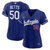 Mookie Betts Los Angeles Dodgers Nike Women's Alternate Stadium Jersey - - Front View