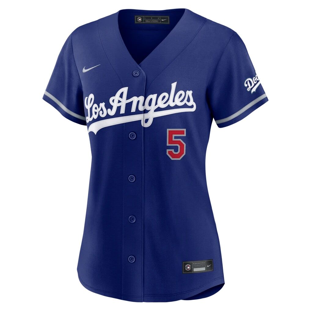 Freddie Freeman Los Angeles Dodgers Nike Women’s Alternate Stadium Jersey – Royal