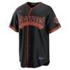 Jung Hoo Lee San Francisco Giants Nike Alternate Stadium Jersey - Black - Side View