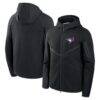 Toronto Blue Jays Nike Tech Fleece Raglan Full-Zip Windrunner Hoodie - Black - Front View