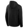 Atlanta Braves Nike Tech Fleece Raglan Full-Zip Windrunner Hoodie - Black - Detail View