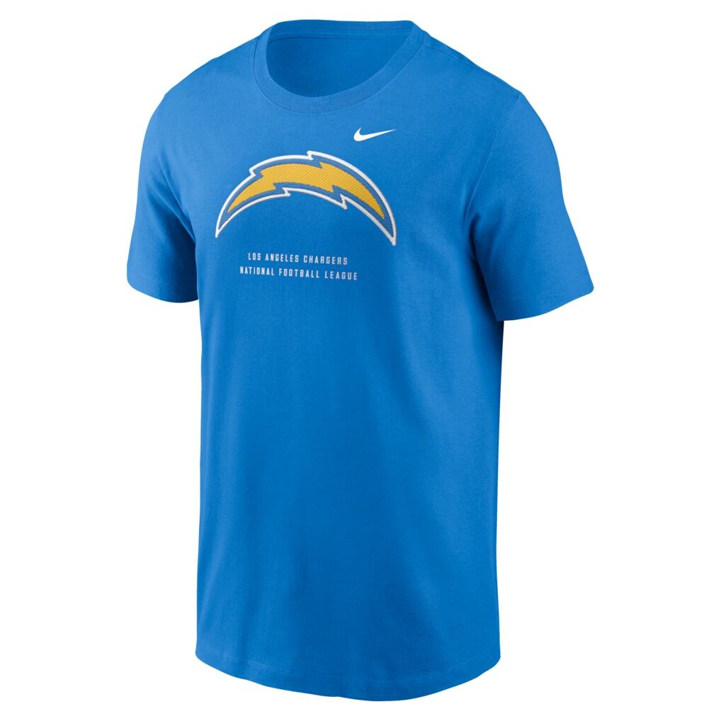 Los Angeles Chargers Nike Property Of T-Shirt - Powder Blue