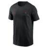 San Francisco 49ers Nike Split Logo T-Shirt - Black - Side View